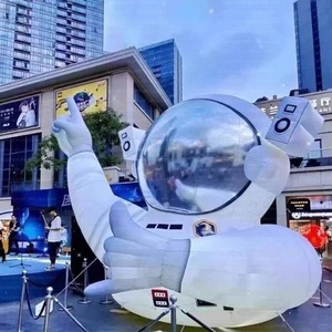 Décor Photo Gonflable LED Astronaute Géant Idéal pour Événements sur le Thème <span class=keywords><strong>de</strong></span> l'Exploration Spatiale / Carnavals Familiaux / Expositions Technologiques / Scènes - Product Image 2