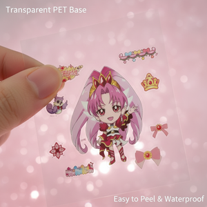 สติกเกอร์อนิเมะกันน้ำแบบมีกาวในตัว เหมาะสำหรับแล็ปท็อปและของสะสมของแฟนคลับ สติกเกอร์ตัวละครอนิเมะแบบพิมพ์ตามสั่ง - Product Image 1