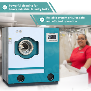 Machines <span class=keywords><strong>de</strong></span> nettoyage à sec 10KG 12KG 15KG 20KG à chargement frontal automatique à hydrocarbures avec haute vitesse - Product Image 6