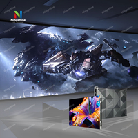 Écran d'affichage vidéo LED d'intérieur P1.86 1.86 mm 5120x3840 mm (16,8x12,6 pieds) pour fond de scène de métro