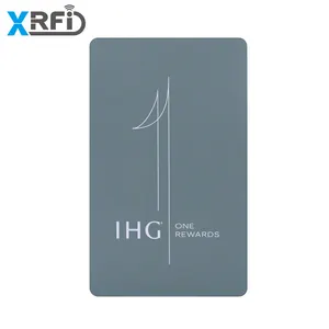 맞춤형 암호화 스마트 RFID 키 카드 13.56Mhz MF 1K/4K 액세스 제어 PVC RFID 호텔 키 카드