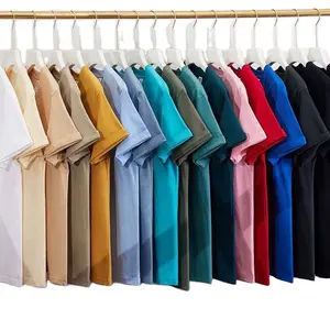 Camiseta holgada de algodón de alta calidad para hombre, camiseta masculina de gran tamaño con hombros descubiertos y diseño personalizado