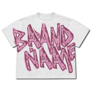 Camiseta personalizada de algodón blanco pesado con estampado digital de gran tamaño Boxy Cropped Fit camiseta para hombres - Product Image 1