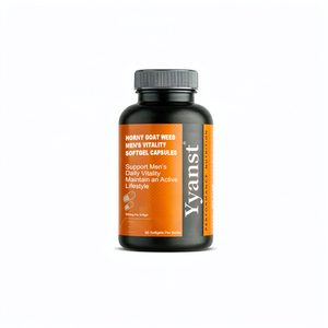 Complément Herbal Horny Goat Weed pour la Vitalité Masculine – Gélules Souples 90 unités – Soutient la Vitalité Quotidienne et la Force Physique pour Hommes Actifs - Product Image 1