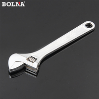 Herramientas Manuales Universales, Llave Inglesa Ajustable de Acero con Alto Contenido de Carbono, Multifunción, Estilo Europeo, 8", 10", 12", 15"