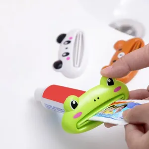 1 pièce Distributeur de dentifrice multifonctionnel en forme d'animal mignon, pour tubes de salle de bain, article ménager - Product Image 4