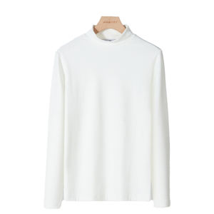 Mezzo collo alto da uomo in pile resistente al freddo a maniche lunghe alla moda biancheria <span class=keywords><strong>intima</strong></span> termica interna larga - Product Image 3