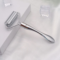 Alliage de zinc visage élimination des rides manuel beauté bâton Microneedling stylo Derma Micro-aiguille crème creuser rouleau de Massage du visage
