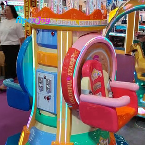 ApexJoy Nuevo Juego de Columpios Eléctricos de Alta Calidad que Funciona con Monedas, para Niños, Comercial, con Diseño de Rueda de la Fortuna, Construcción Metálica, en Inglés - Product Image 4