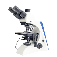 Computer Type Trinocular Upright Digital Microscope with Polarizing Darkfield High Definition Dual Lights