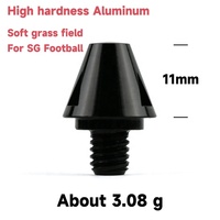 Clous de remplacement en aluminium M6 pour chaussures de football SG, 8-11 mm, accessoires en gros pour équipes, OEMB2B