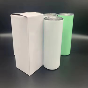 Новейший светящийся тумблер 20 унций зеленый синий сублимационный прямой дизайн современный стиль - Product Image 1