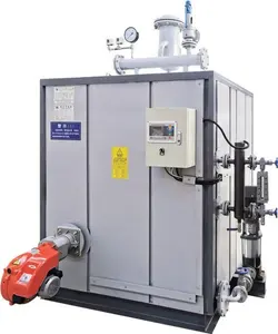 Alta pressão vertical pequena 100kg/Hr caldeira a vapor diesel a gás usada na indústria