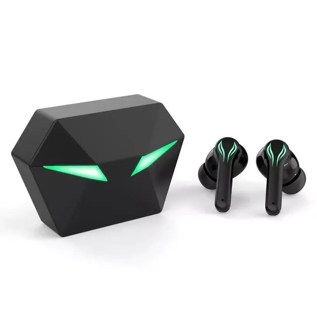 HiFi Earbuds Esports Low Latency Led Light Heavy Bass ANC Dual Mic Noise Cancelling No Delaying TWS Earbuds