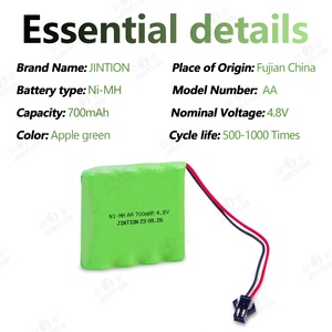 JINTION <span class=keywords><strong>NIMH</strong></span> aa 4,8 v 700mah <span class=keywords><strong>nimh</strong></span> аккумулятор <span class=keywords><strong>18650</strong></span> 4,8 v аккумулятор 4,8 v 600mah dc Аккумулятор для игрушек - Product Image 3