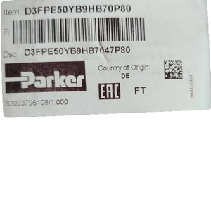 Vanne solénoïde hydraulique Parker 125CJJHMIRN19MC50M2244, pièces de rechange d'origine pour machines-outils - Product Image 5