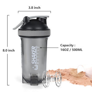 B30-0066 Premium Blender Protein Shaker Bottle Tritan Mixer bottiglie d'acqua Gym Hand Shaker applicabile per acqua bollente - Product Image 2