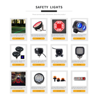 Lampe de travail haute puissance pour voiture 36W Heavy Duty 4 "LED Lampe de travail pour tout-terrain