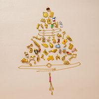 CYNYA-Cinta de acero inoxidable para llave, accesorio DIY, chapado en PVD, retención de color dorado de 18 quilates para mujer