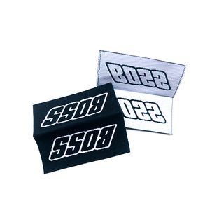 Étiquettes et labels de marque tissés à la machine personnalisés pour vêtements, accessoires de couture, damassé, pour chemise - Product Image 4