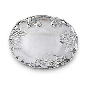 Bandeja de Servicio de Aluminio Premium para Cocina y Comedor, Diseño Ligero y Duradero, Ideal para Fiestas y Eventos en el Hogar - Product Image 1