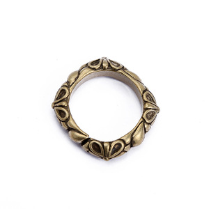 Anillo de latón puro vintage para llavero, accesorio de estilo clásico, conector DIY para bolsos, anillo abierto de alta calidad para manualidades de bolsos - Product Image 5