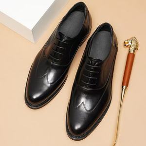 Chaussures Richelieu Classiques en Daim pour Hommes de Haute Qualité avec Semelle Durable – Nouveauté Automne pour Affaires - Product Image 2