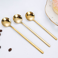 Cuillères à glace, à thé et à café en acier inoxydable de qualité supérieure pour cadeaux de mariage, pour tasses à café