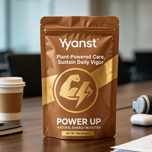 Plant Powered Care Sustain, Café Instantáneo en Polvo para Aumentar la Energía Diaria, Impulsor de Energía Natural, 100g, Marca Privada OEM - Product Image 4