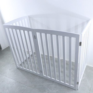 Manufacturer customizes cross-<b>border</b> pet <b>fences</b>, wooden dog <b>fences</b>, indoor pet protective <b>fences</b>, pet railings, folding <b>fences</b>. - Product Image 4