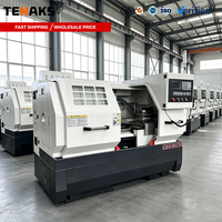 Torno CNC Horizontal Multifunción de Alta Precisión CK6136, Bancada Plana, Control GSK, Husillo Único, Trabajo Mediano, con Función de Fresado