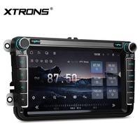 XTRONS Autoradio Android 15 de 8 pouces pour VW Skoda SEAT, Octa-Core 6 Go+128 Go, Navigation GPS, Caméra de recul, 4G mondiale, Fibre optique
