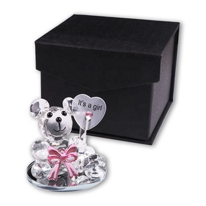 Set Orsetto di Cristallo '<span class=keywords><strong>È</strong></span> una Bambina' per Regali Baby Shower - Product Image 3