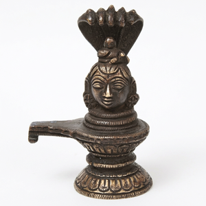 Esculturas de Latón Indio Hechas a Mano, Color Antiguo Contemporáneo, Dios Shiva y Linga, Estatua Decorativa para el Hogar, Regalo SMG-276 - Product Image 1