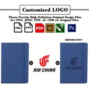 Promotional Notebook Logo Wholesale Business Gift Leather Pu A5/A4/<b>A6</b> Personalized Custom Printing - Product Image 2