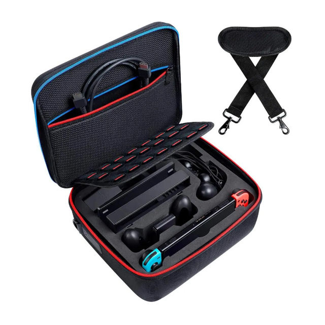 Custom EVA Carrying Case for Nintendo Switch Game Accessories Hard Travel Storage Protective Bag