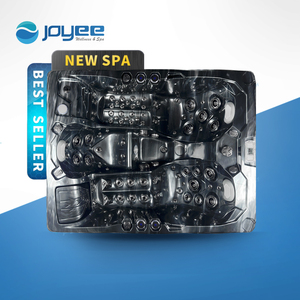 Joyee อ่างน้ำวนกลางแจ้งอ่างอาบน้ำอะคริลิค3คนอ่างน้ำร้อนในสวนดีไซน์ยุโรป - Product Image 2