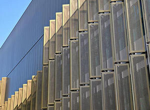 Outdoor Decorative <strong>Metal</strong> Soundproof Fireproof Waterproof <strong>Sheet</strong> Perforated Facade Aluminium Wall <strong>Cladding</strong> - Product Image 5