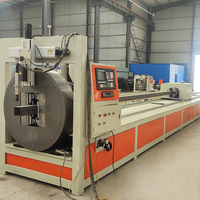 Découpeuse de tuyaux à flamme plasma CNC entièrement automatique électrique pour tuyaux ronds/carrés, machine de découpe de lignes croisées à petite échelle