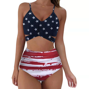 Ensemble <span class=keywords><strong>de</strong></span> maillots <span class=keywords><strong>de</strong></span> <span class=keywords><strong>bain</strong></span> bikini grande taille M-3XL, col à bretelles, soutien-gorge push-up sexy avec <span class=keywords><strong>maillot</strong></span> <span class=keywords><strong>de</strong></span> <span class=keywords><strong>bain</strong></span> taille haute avec rembourrage et soutien en acier E410334 - Product Image 3