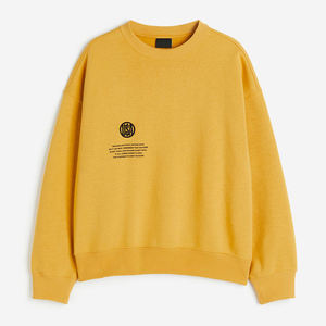 Sudadera de hombre Fleece Inside Pullover 100% Algodón Peso pesado Cuello redondo Jumper Hombres Sudadera con logotipo personalizado - Product Image 1