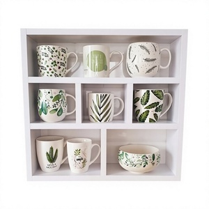 Wooden Mug Holder <b>Stand</b> Bamboo Cup Organizer Display Rack Countertop Tableware Storage for Kitchen - Product Image 3