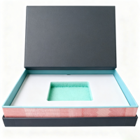 Boîte d'emballage de luxe pour batterie externe, accessoires électroniques intelligents pour téléphones portables, coffret cadeau pour batteries externes, boîte rigide avec insert en mousse