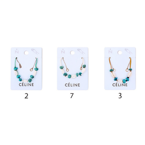 สร้อยข้อมือเปลือกหอยและเทอร์ควอยซ์ อะซีโร สแตนเลสสตีล รุ่น 44973 PQT 12 ชิ้น - Product Image 2