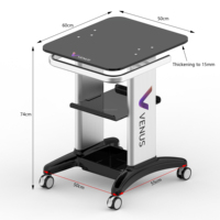 Chariot de Salon de Beauté 2025 / Chariot Médical de Beauté / Chariot de Salon Robuste pour Appareil Laser IPL Nd Yag, Grand Chariot de Transport sur Roulettes