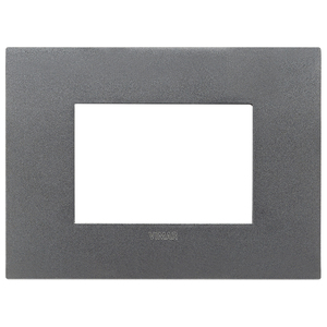Vimar <b>Wall</b> Switch <b>Plate</b> 14x10.4 Cm Matte Slate Finish - Product Image 1