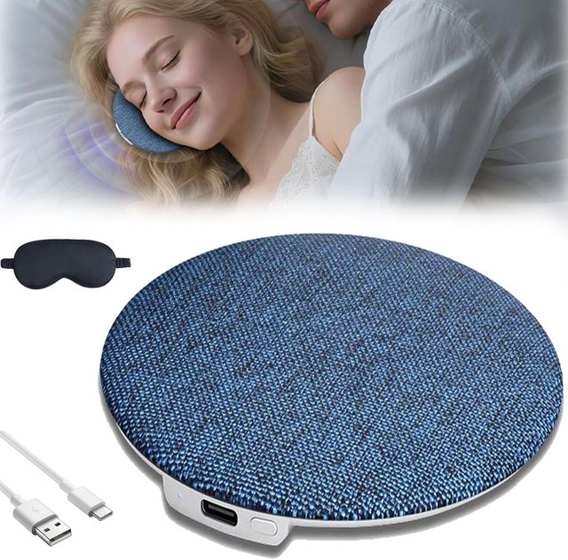 Wireless Bone Conduction for V5.3 Headphones Resonance Sleep Aid Pillow Speaker 10-15 Hours Battery Life for Sleeping TF