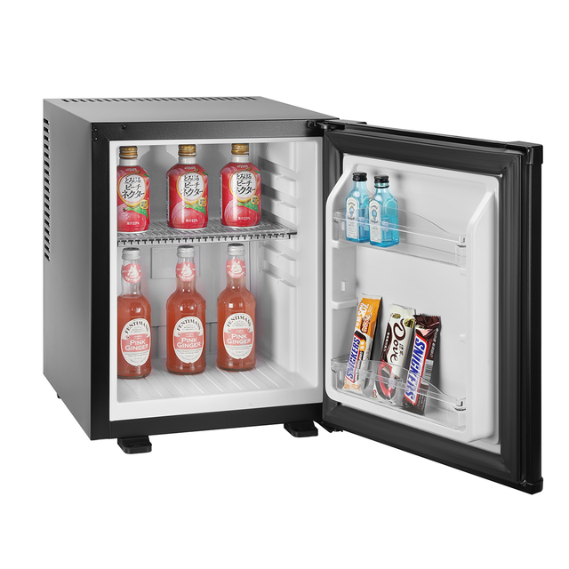 Hotel Minibar Commercial Mini Fridge 30L Single Glass Door Refrigerator