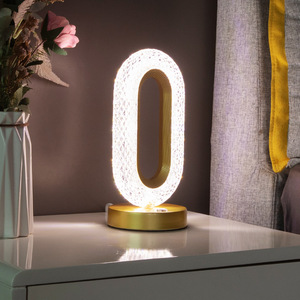 Manufacturer Contemporary Touch Control Stylish Desk Lights Usb Charging <strong>Bedside</strong> <strong>Modern</strong> Crystal Table <strong>Lamp</strong> - Product Image 3