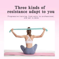 Bandas de Resistencia de Látex Multifuncionales y Duraderas para Ejercicios de Glúteos, Bandas de Tracción Asistida para Entrenamiento Físico